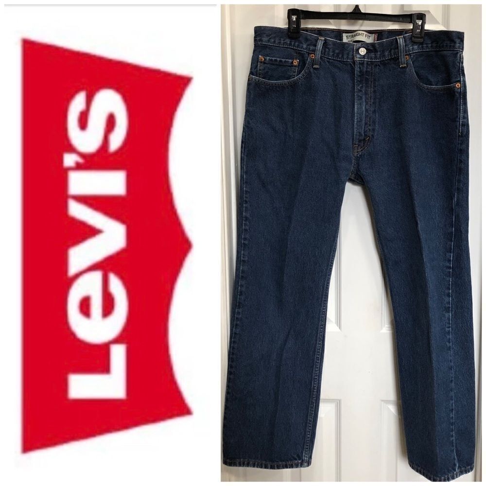 LEVIS - EUC 505 Jeans M Sz 38/30 Straight Fit. Nicely Broken In/No Rips/Stains